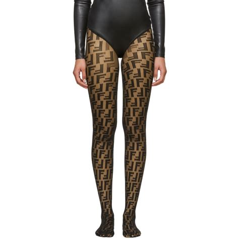 fendi inspired leggings|fendi tights for women.